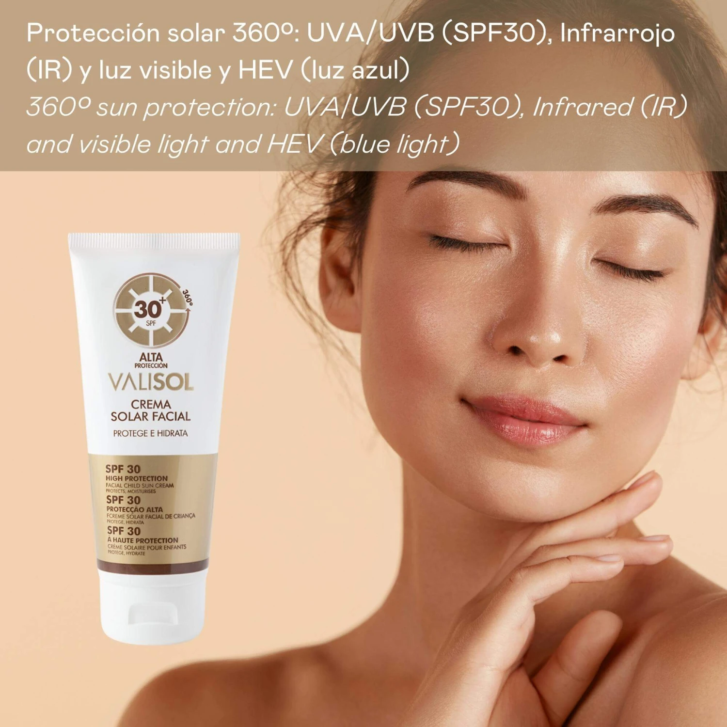 Crema Solar Facial 360º SPF 30 - 75 Ml - Imagen 2