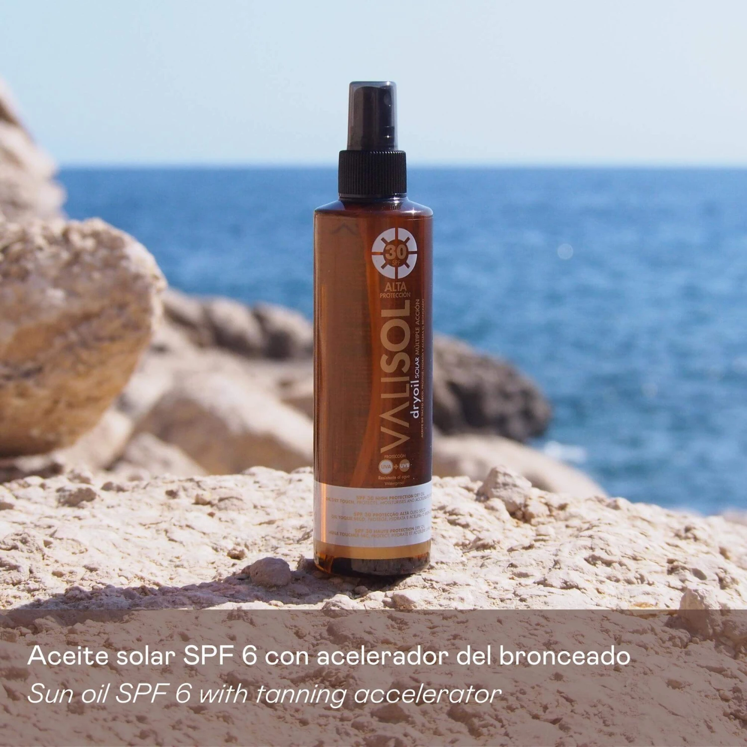 Aceite Solar SPF 6 Con Acelerador Del Bronceado - 250 Ml - Imagen 2