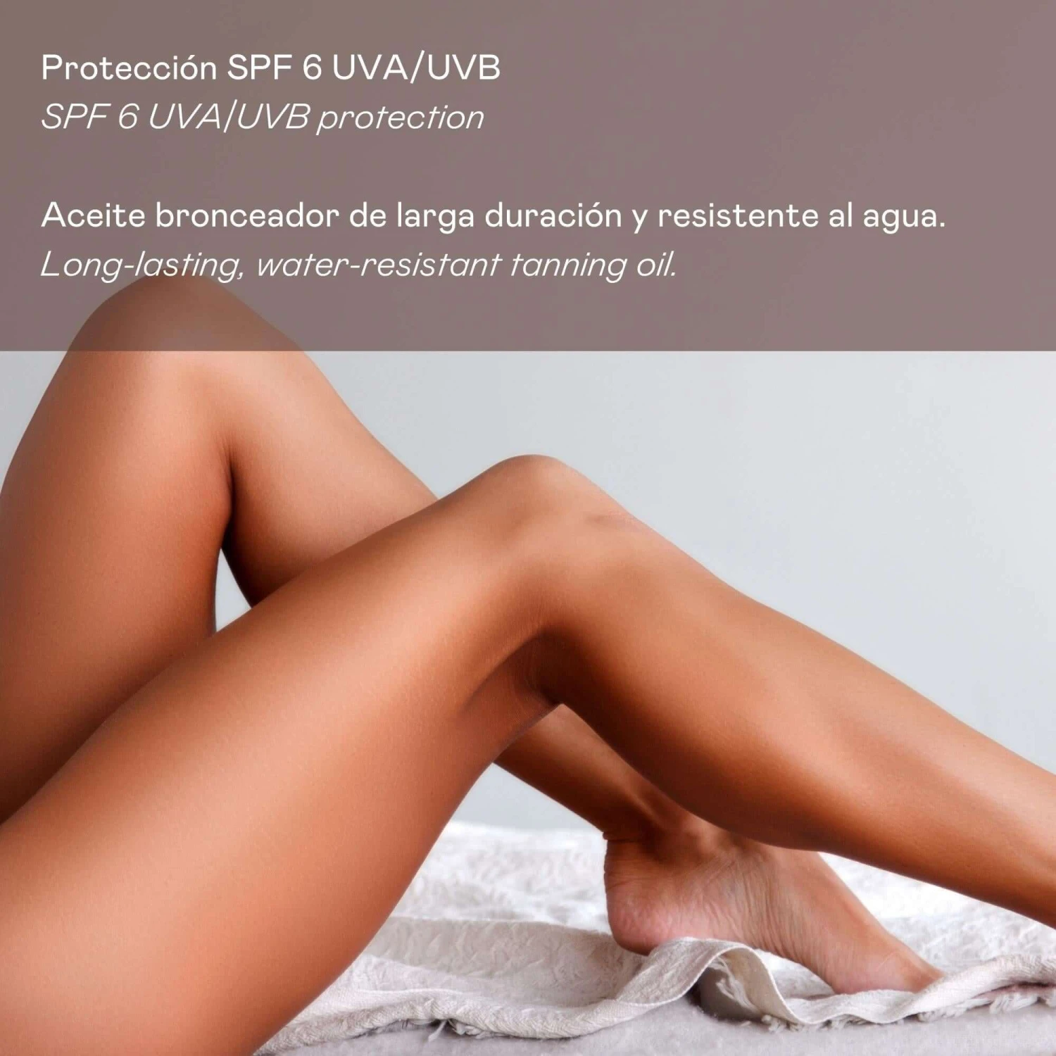 Aceite Solar SPF 6 Con Acelerador Del Bronceado - 250 Ml - Imagen 3