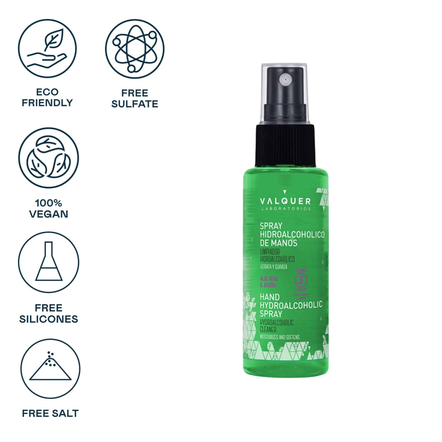 Spray Hidroalcoh贸lico De Manos, Limpiador Hidroalcoh贸lico - 100 Ml - Imagen 2