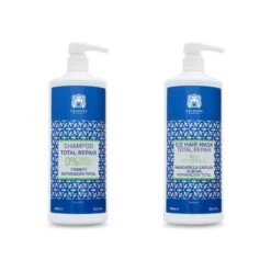Pack Total Repair Para Cabellos Dañados - Champú Y Mascarilla 1 L